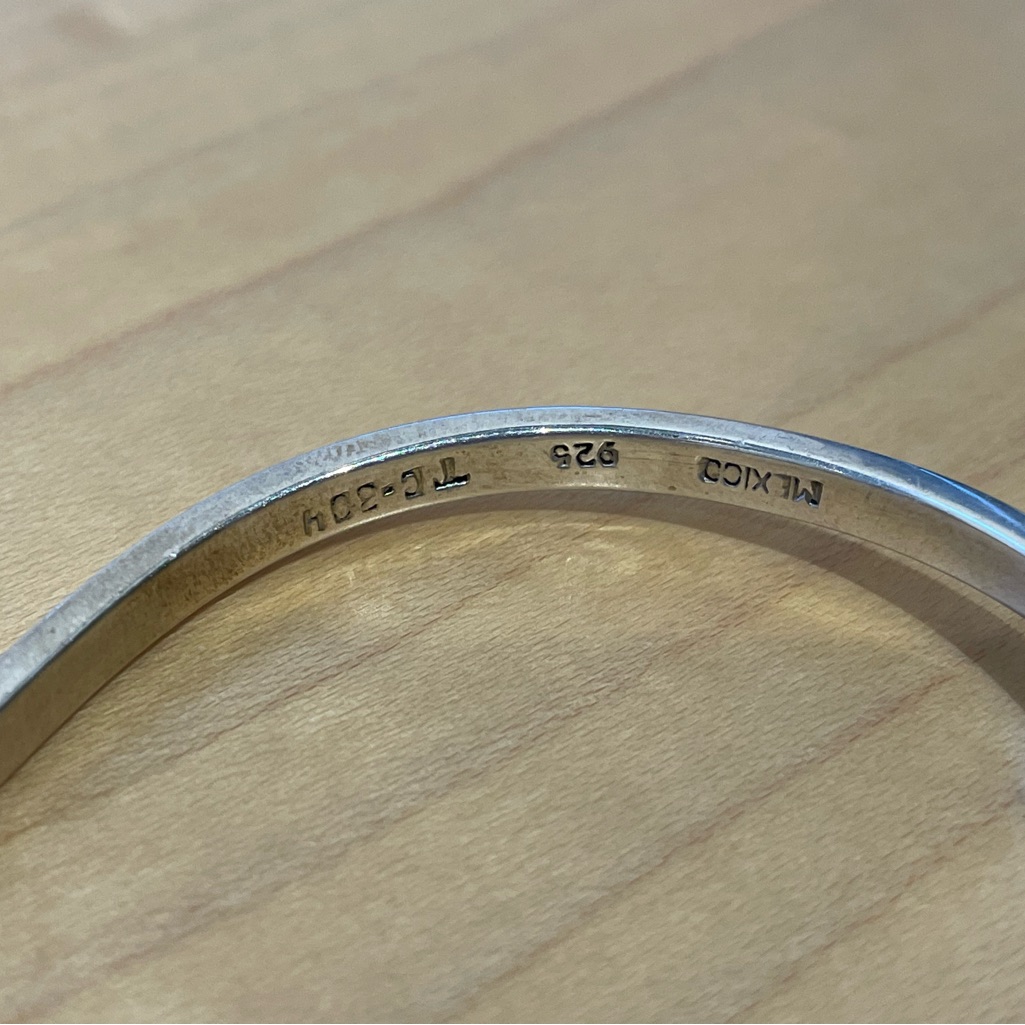 Sterling Silver Bangle, Adjustable